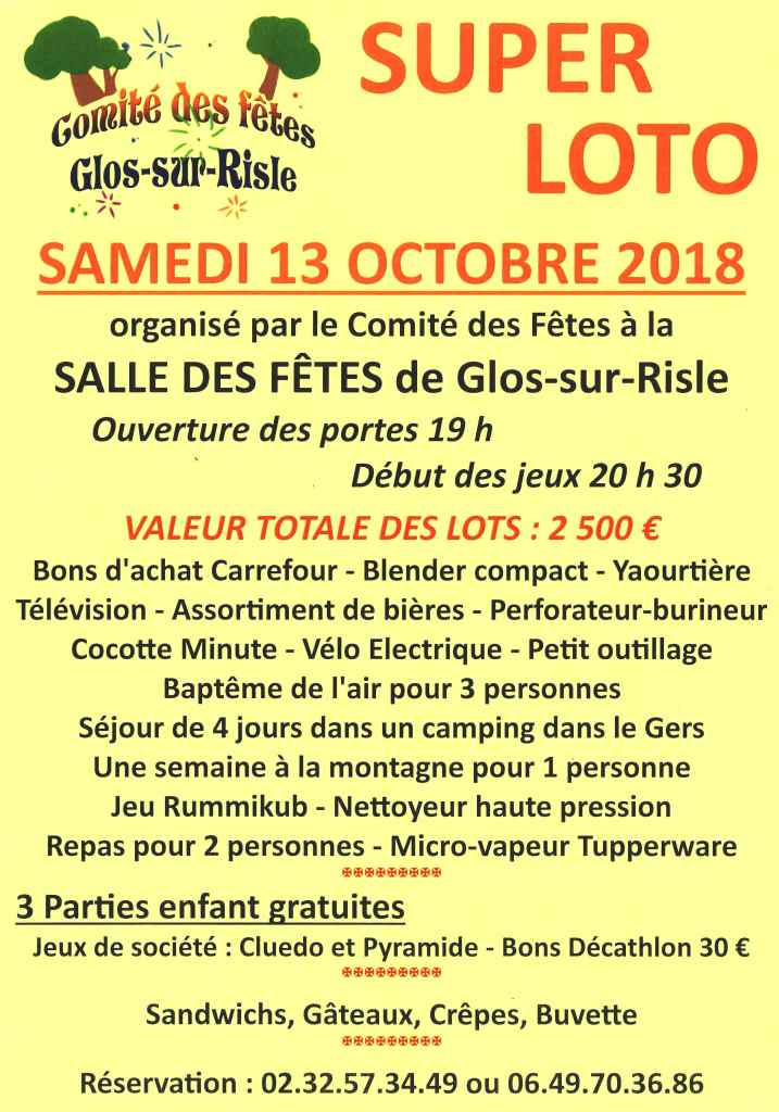 Loto du 13 10 2018